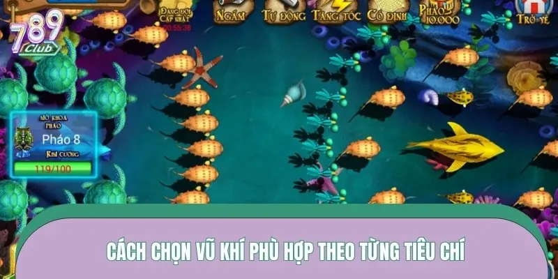 Cách chọn vũ khí phù hợp theo từng tiêu chí
